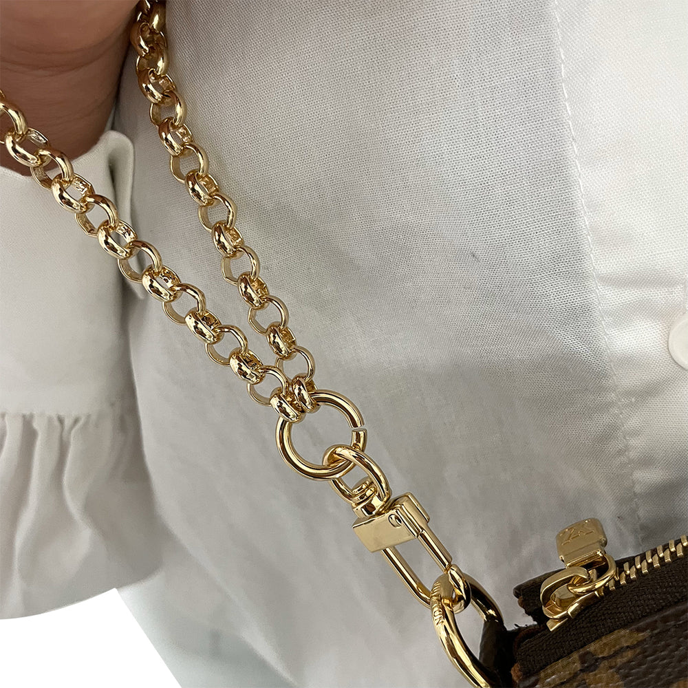 
                  
                    Chain Wristlet Gold (7mm) O
                  
                