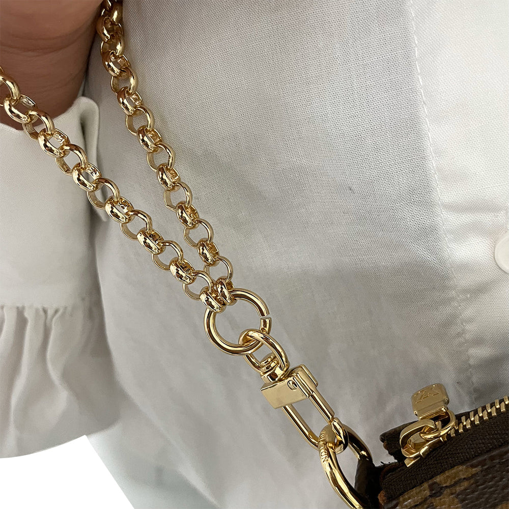 
                  
                    Chain Wristlet Gold (12mm) Light Curb
                  
                