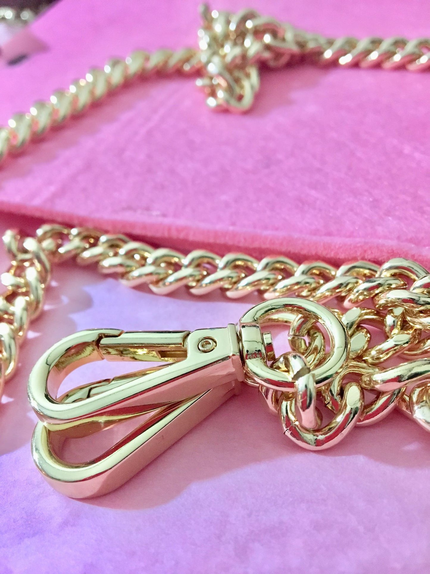 Thick Curb Purse Chain - 10mm